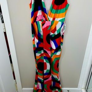 Colorful maxi dress!